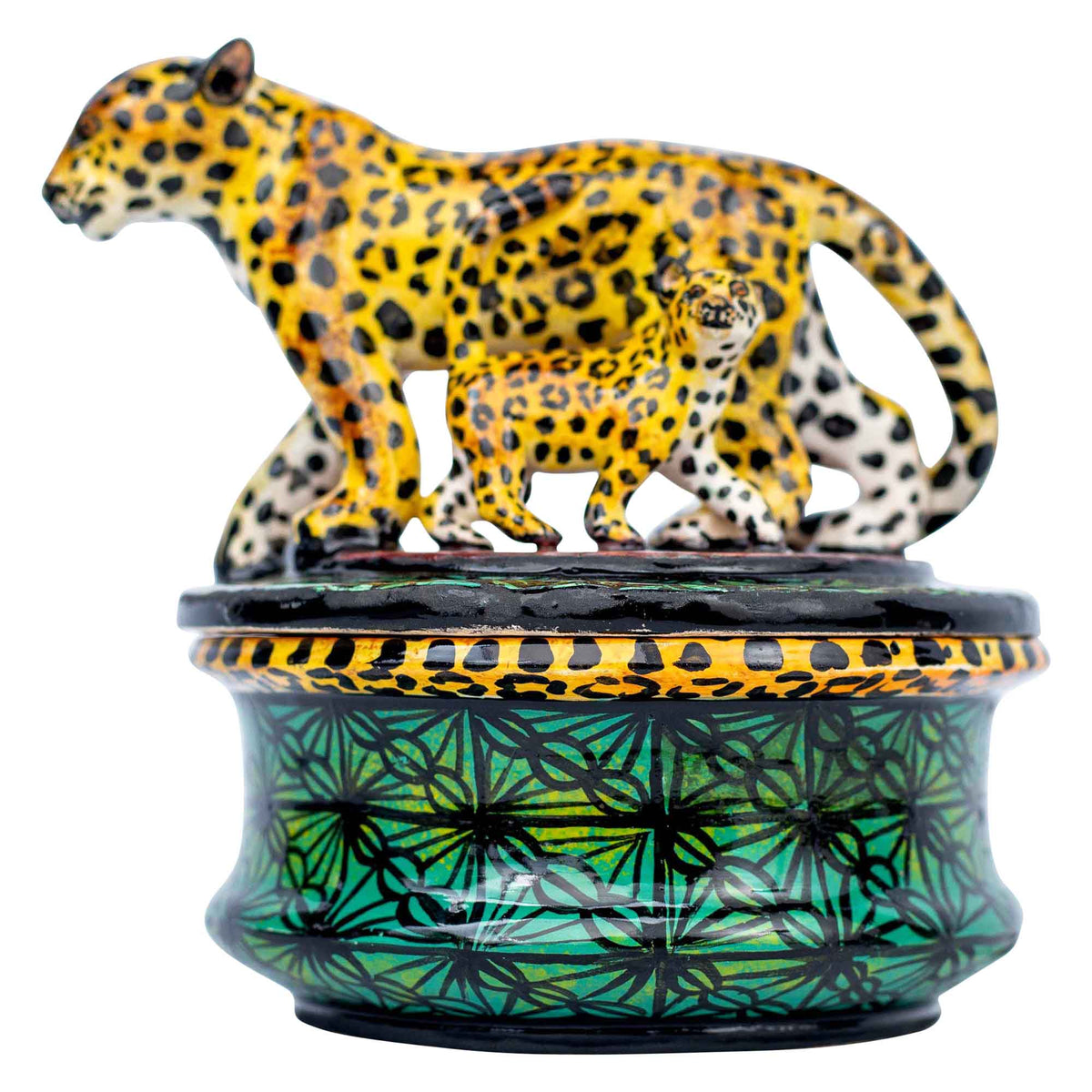 Leopard jewelry box
