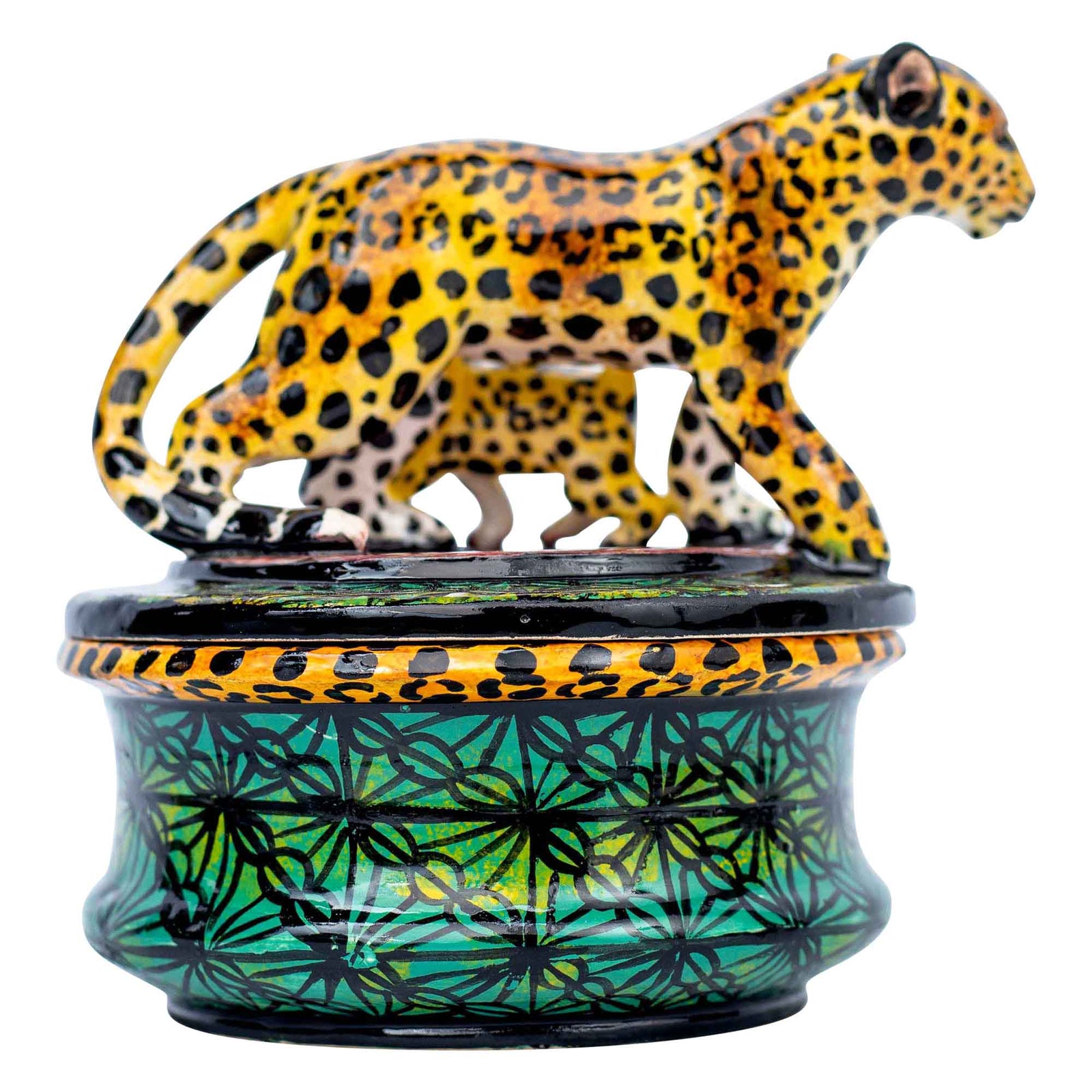 Leopard jewelry box
