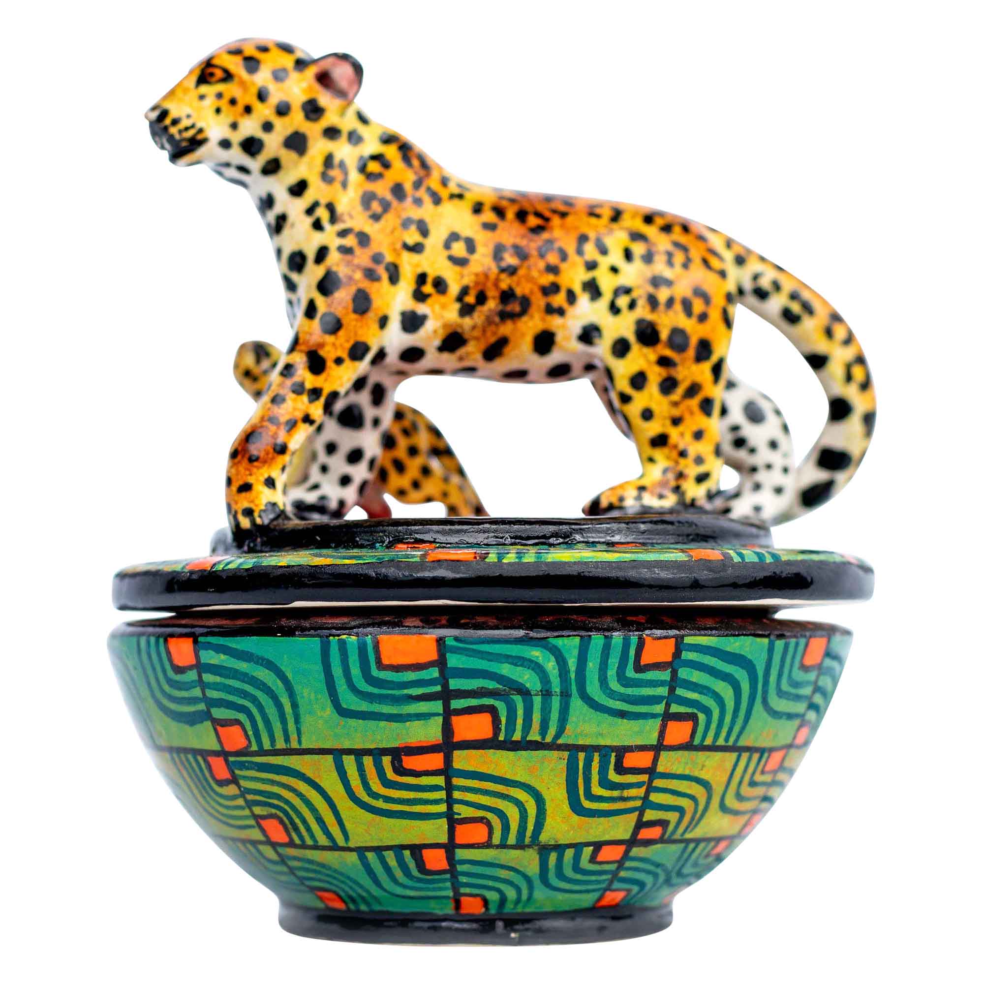 Leopard jewelry box

