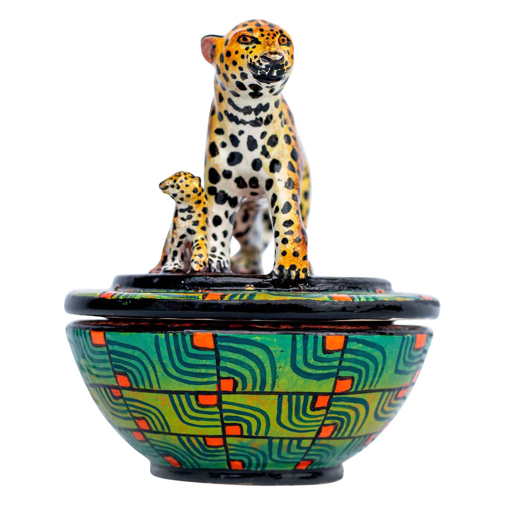 Leopard jewelry box
