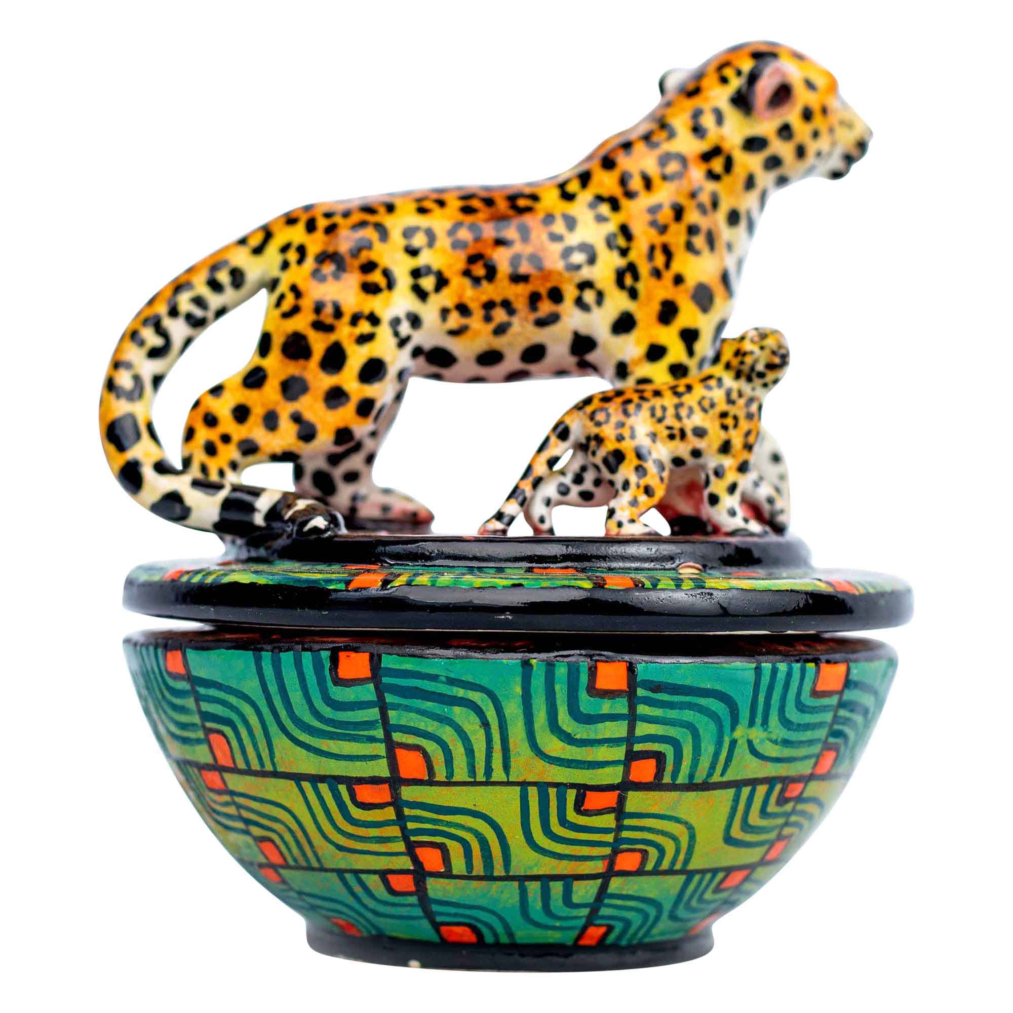 Leopard jewelry box
