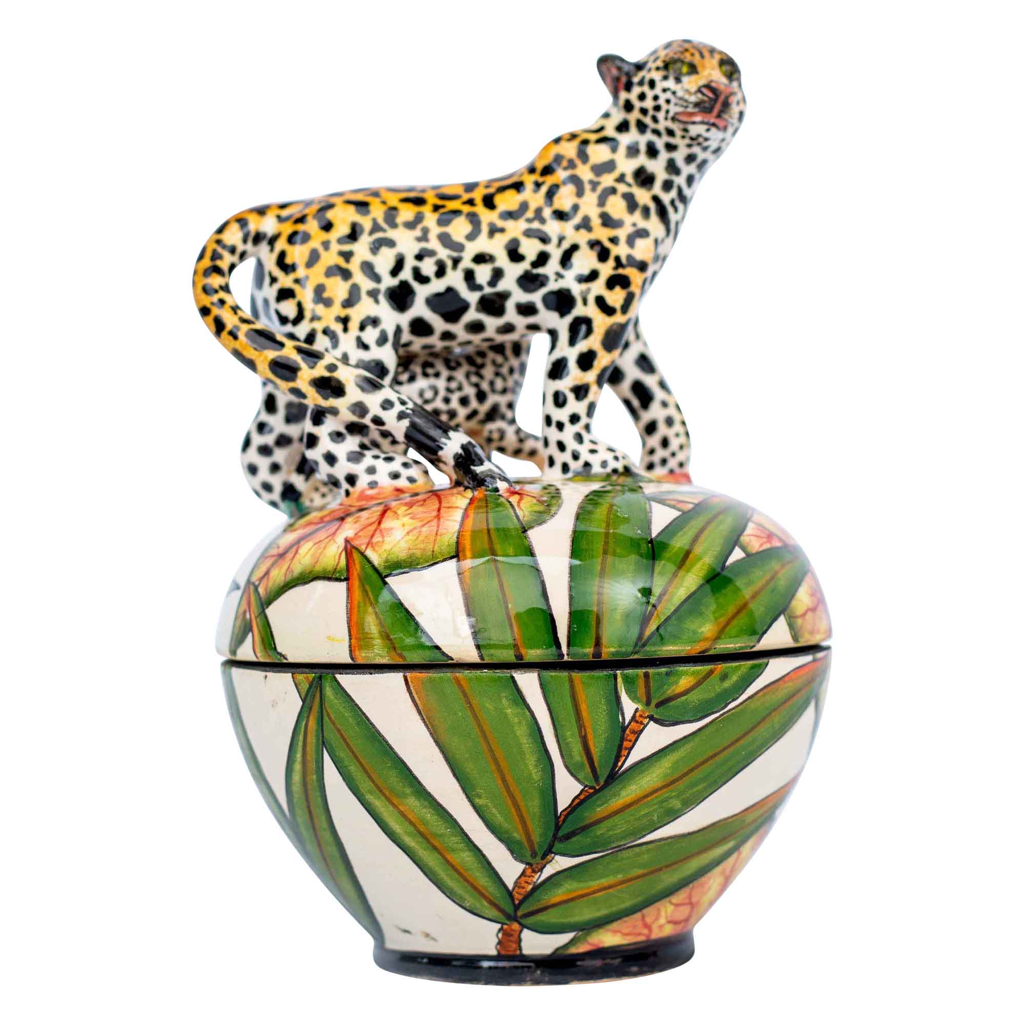 Leopard jewelry box

