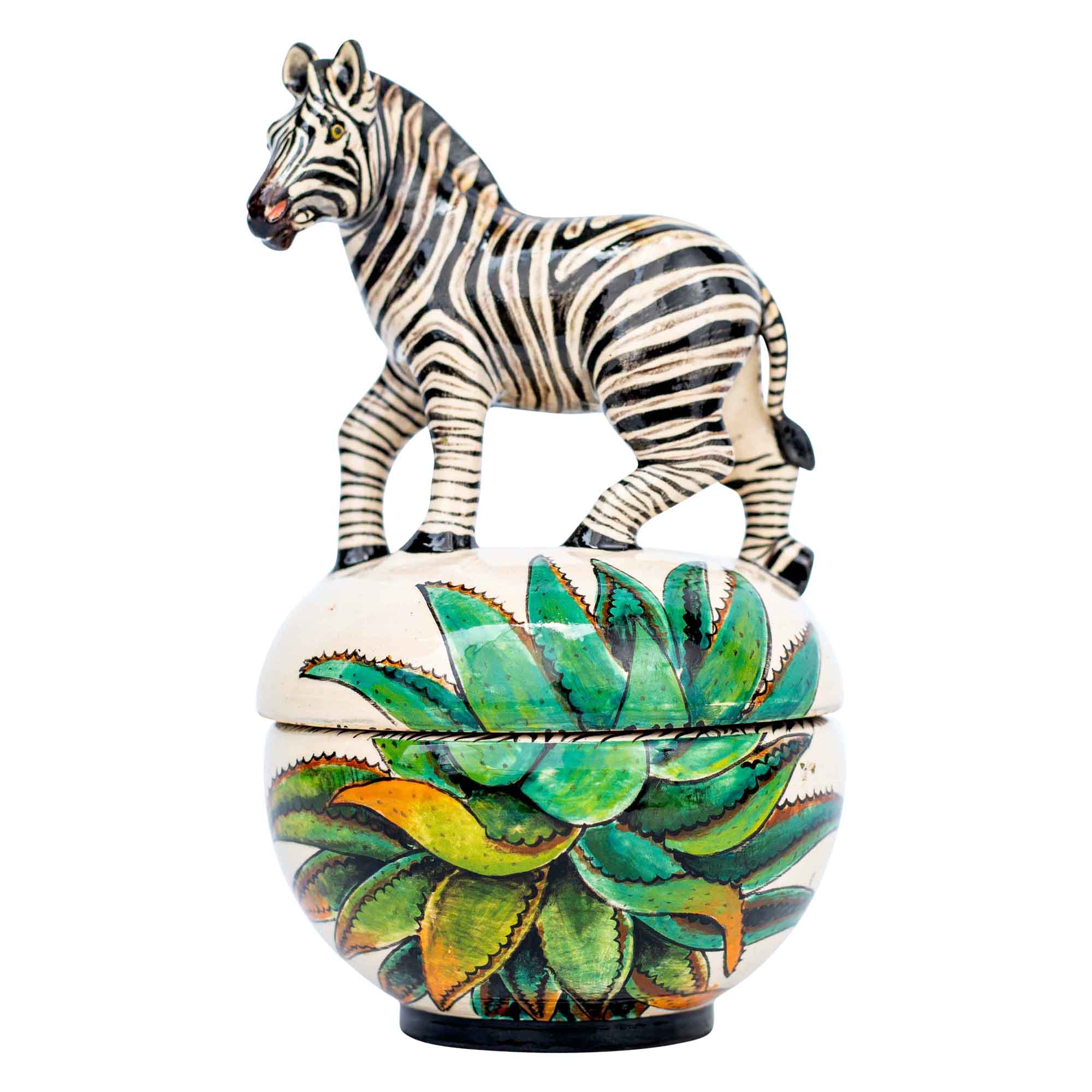 Zebra jewelry box