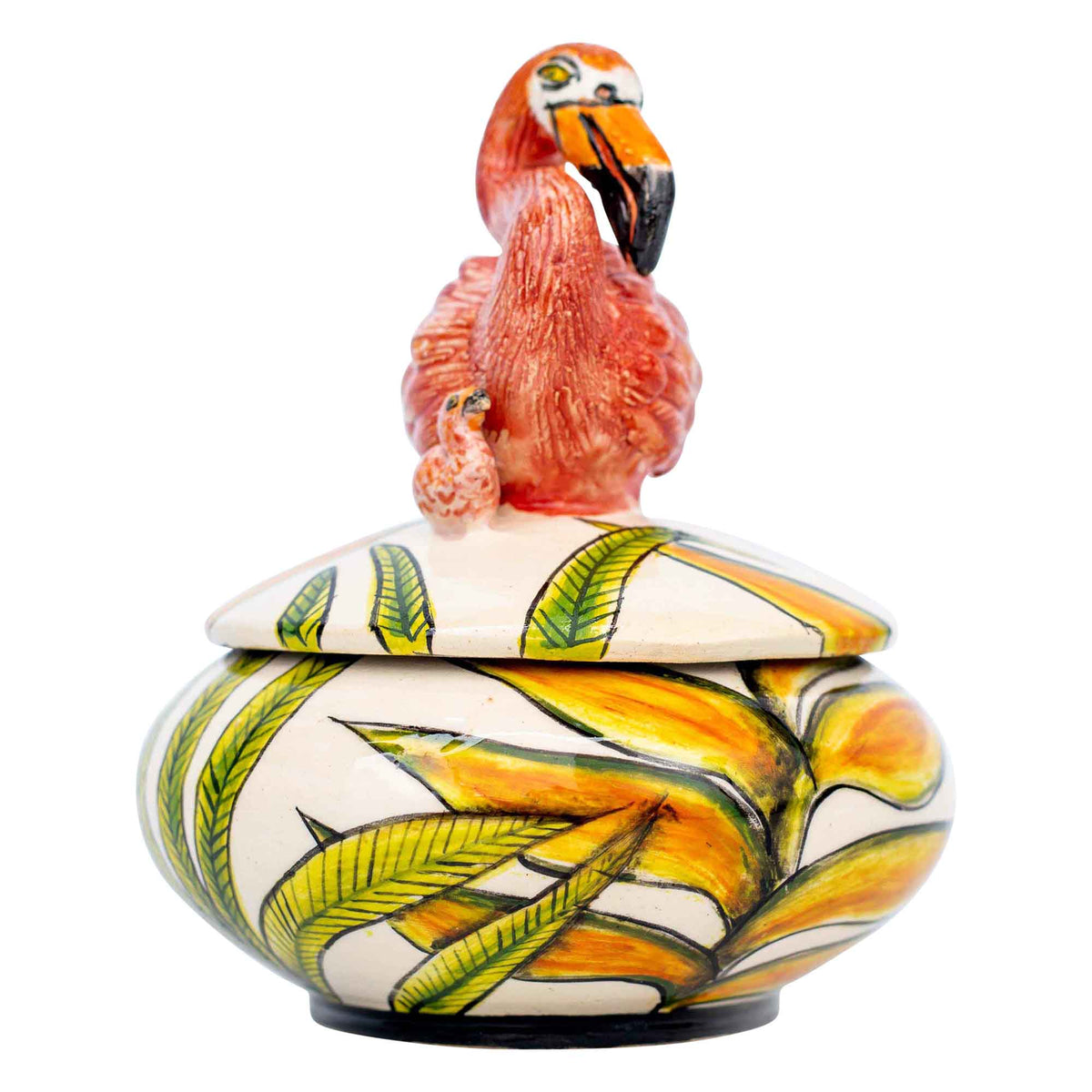 Flamingo jewelry box