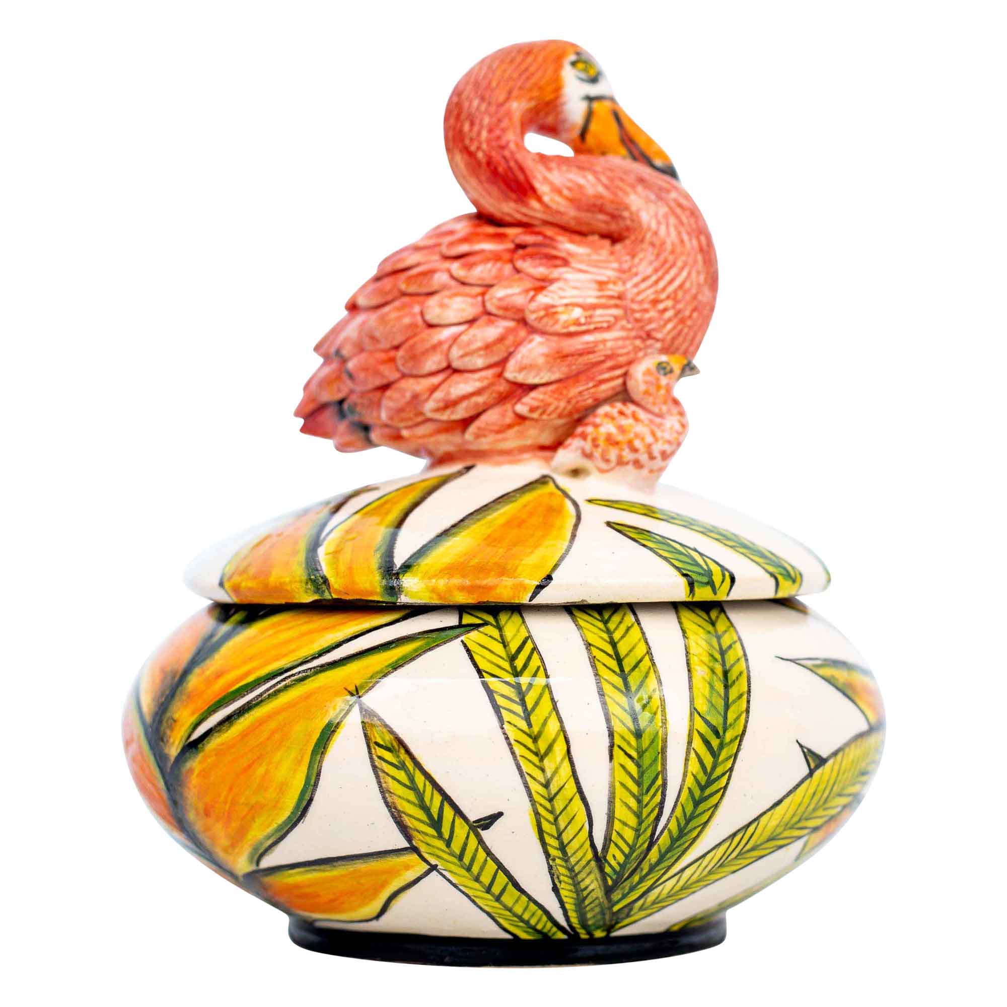 Flamingo jewelry box
