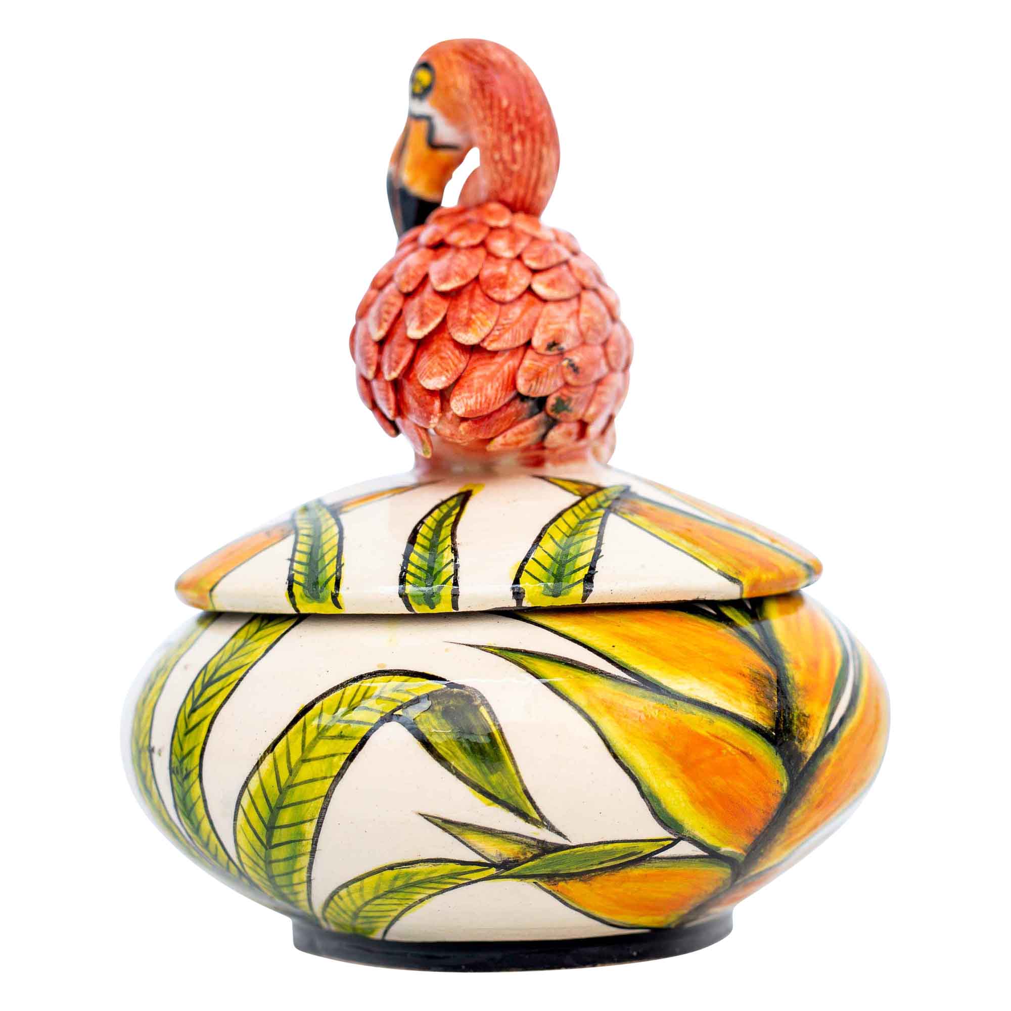 Flamingo jewelry box