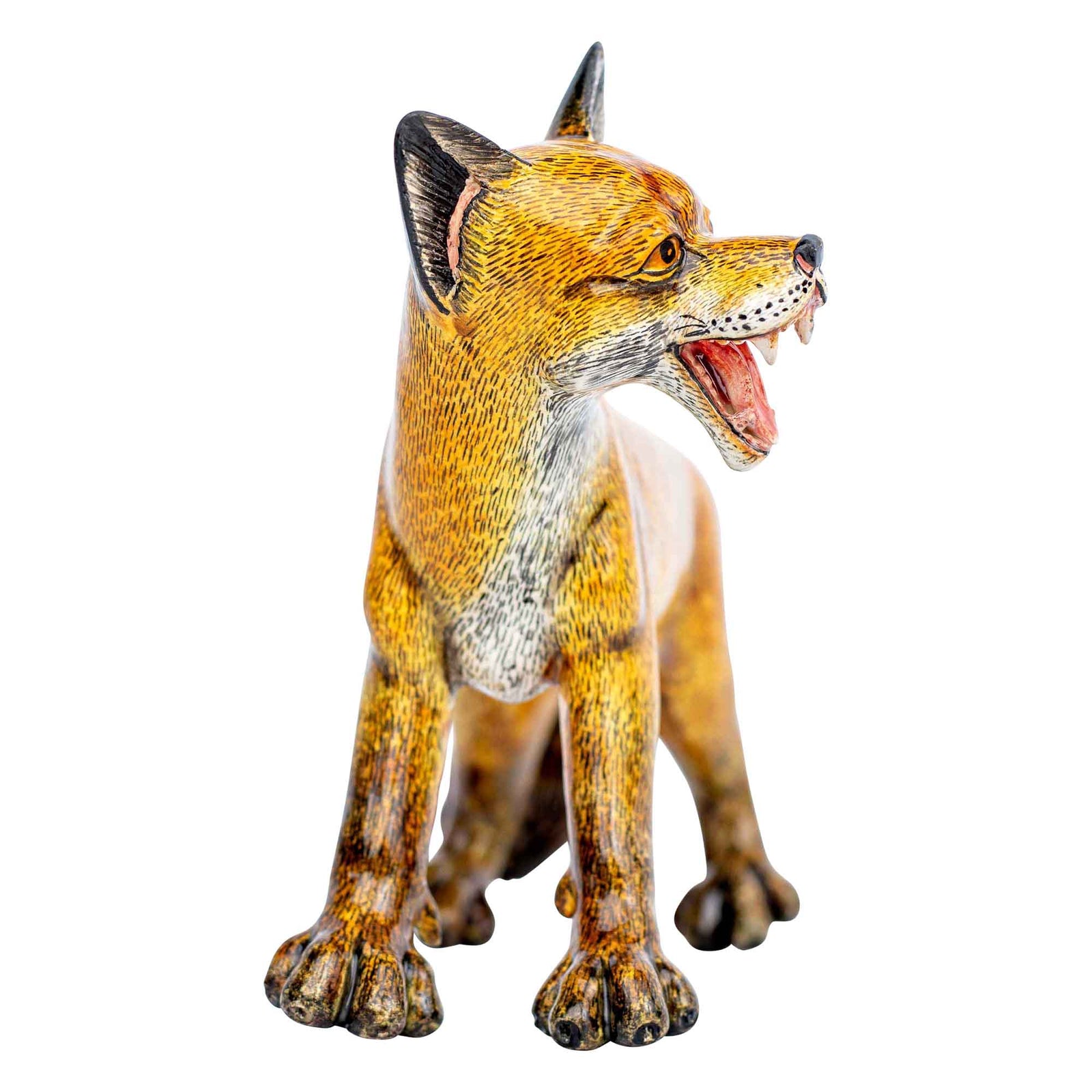 African fox sculpture