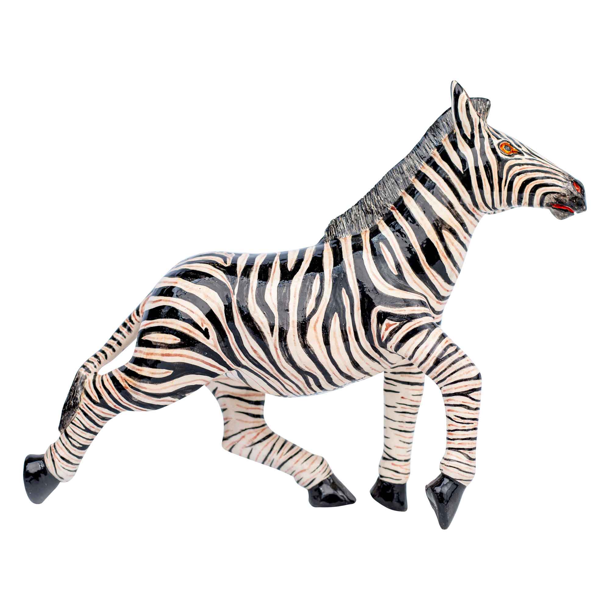 Zebra sculpture