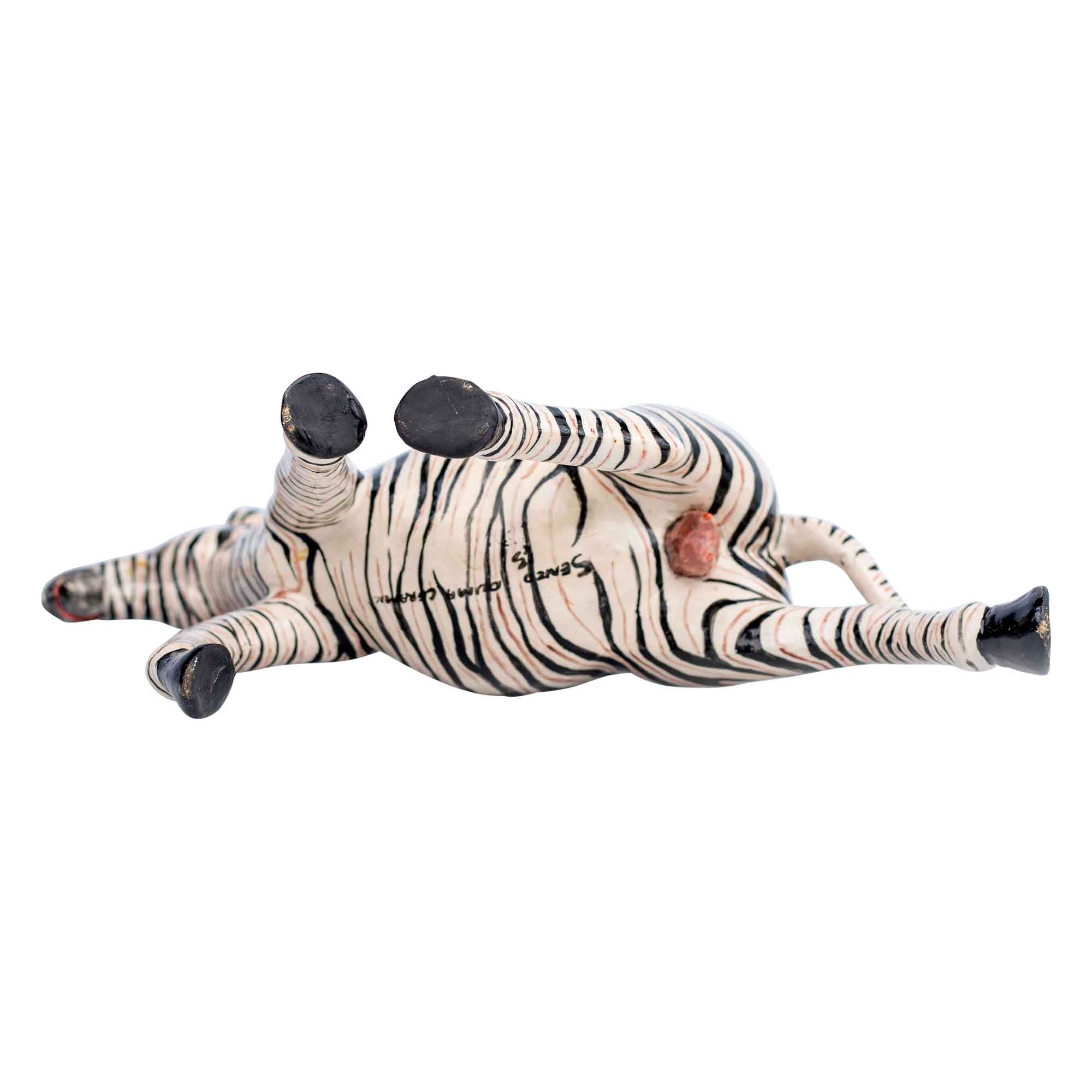 Zebra sculpture
