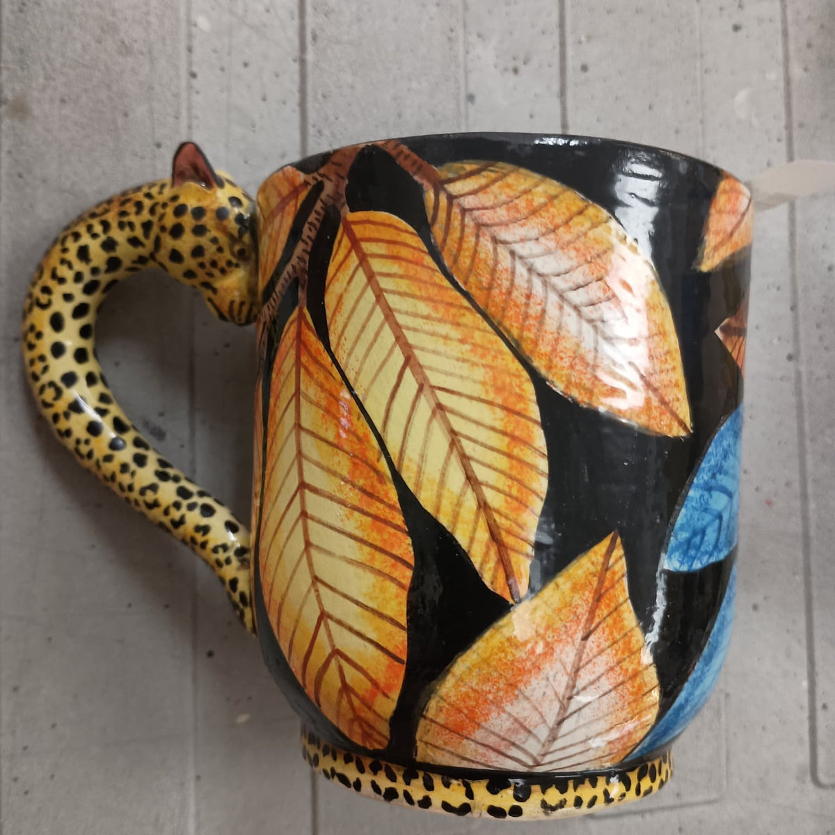 Leopard mug