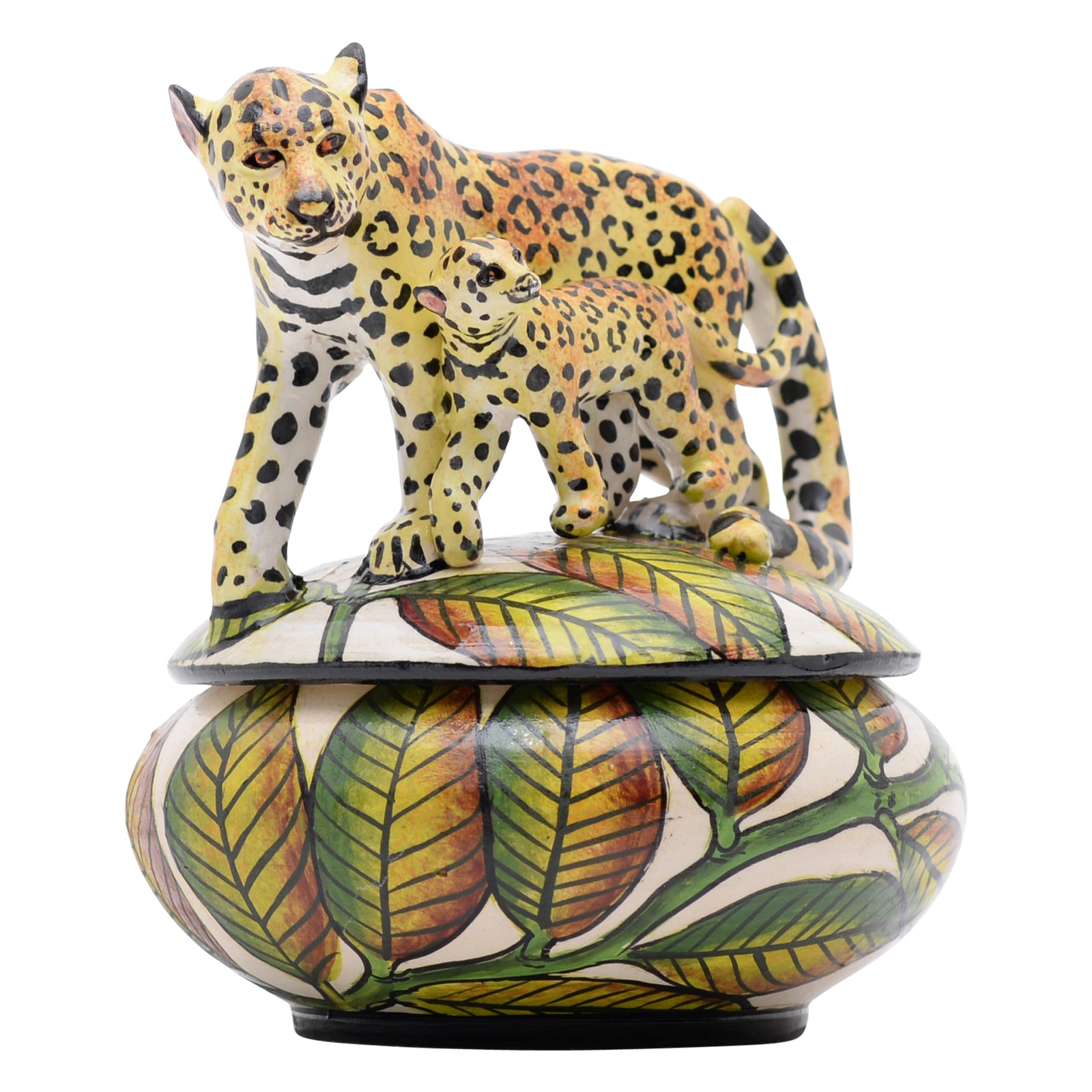 Leopard jewelry box
