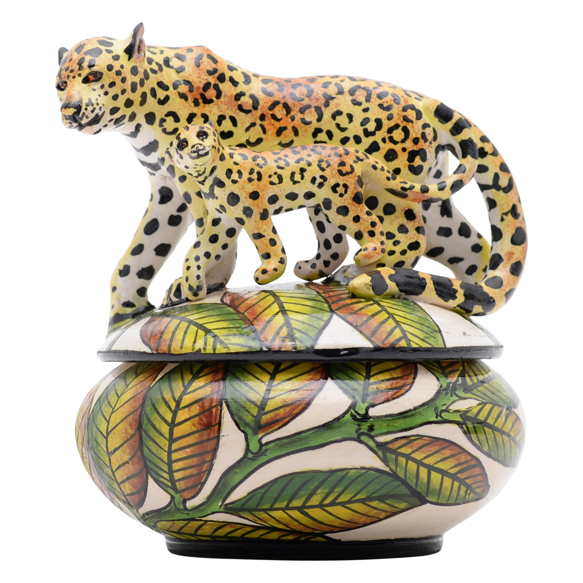 Leopard jewelry box
