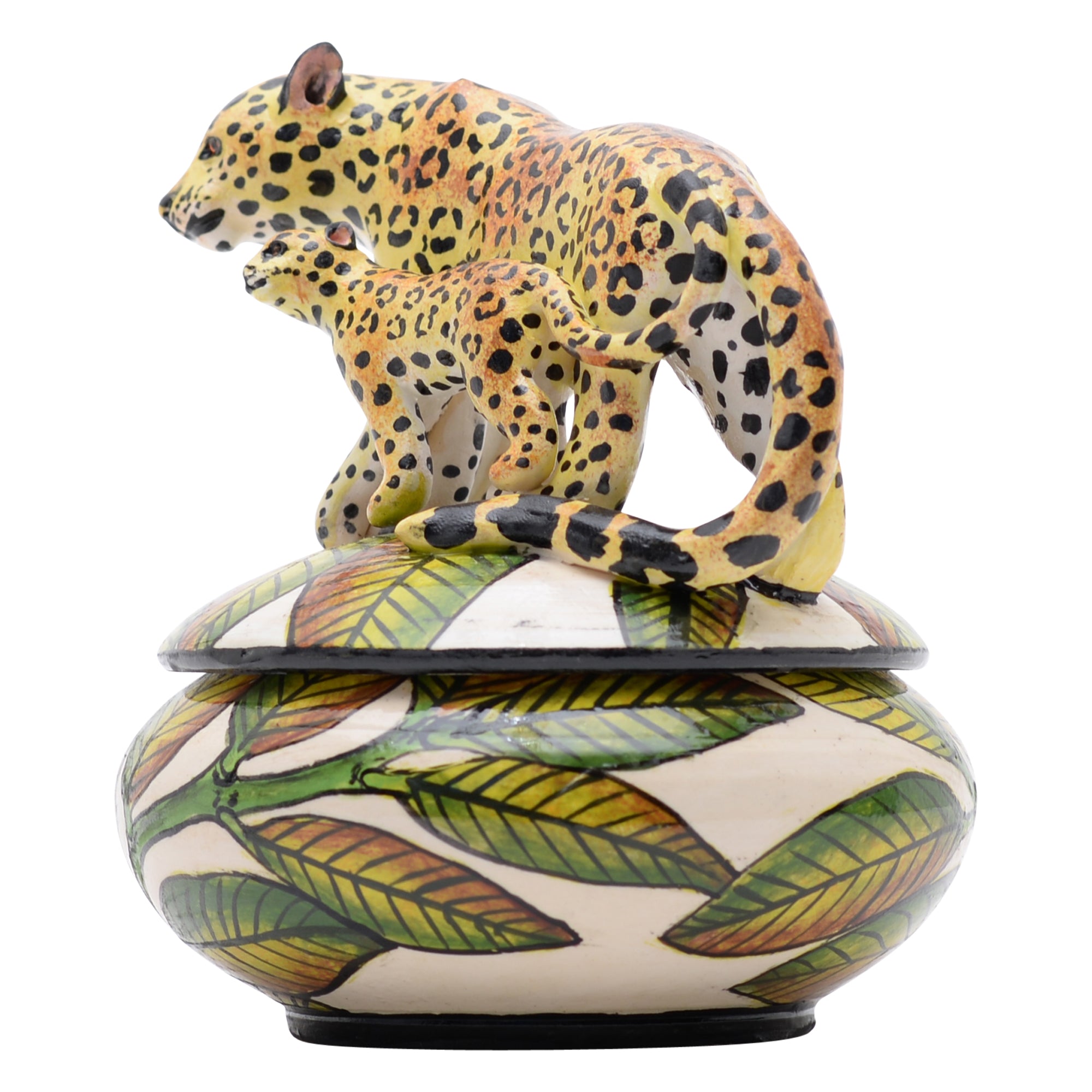 Leopard jewelry box
