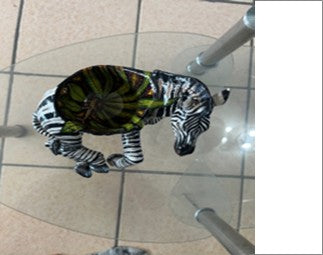 Zebra peanut bowl