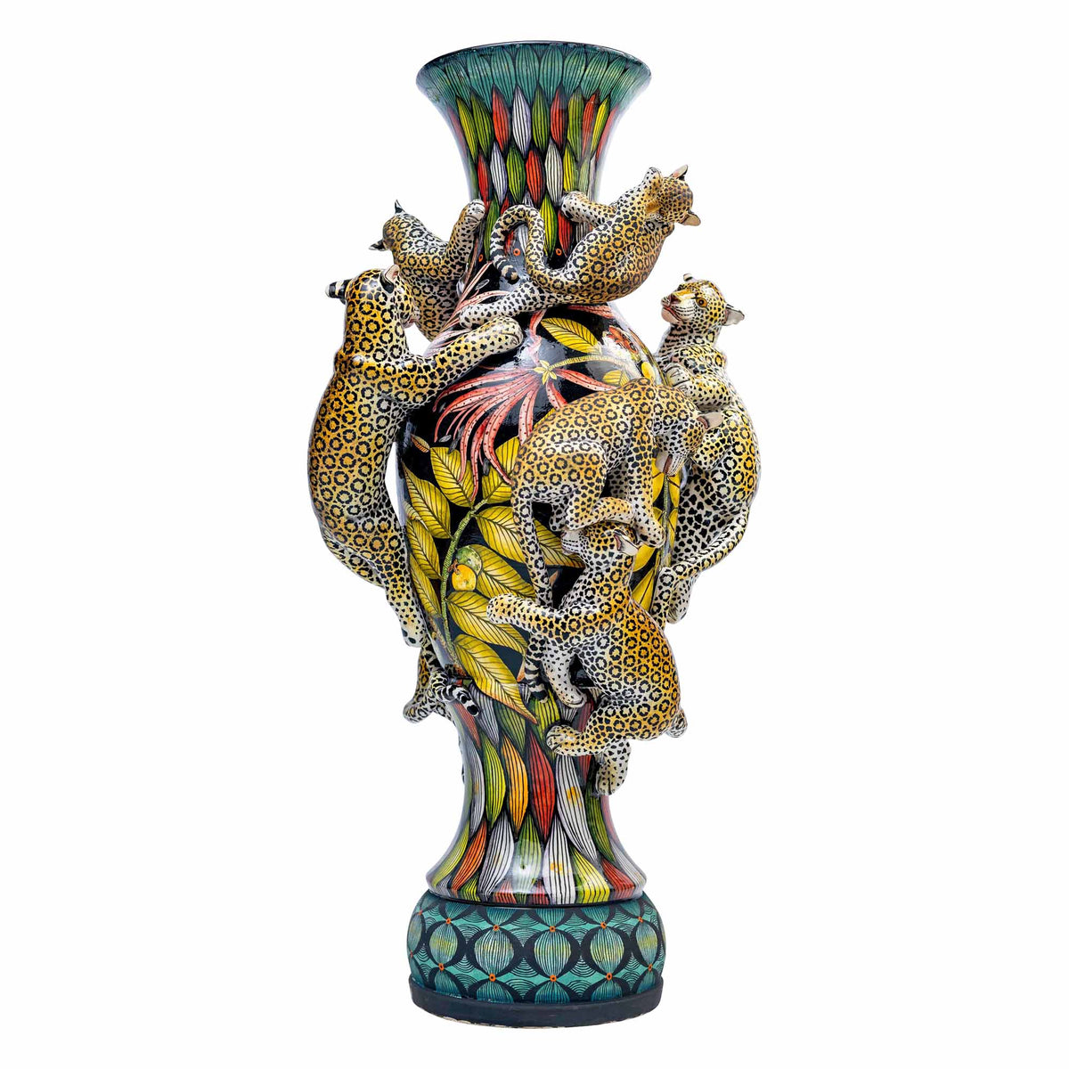 Leopard Vase