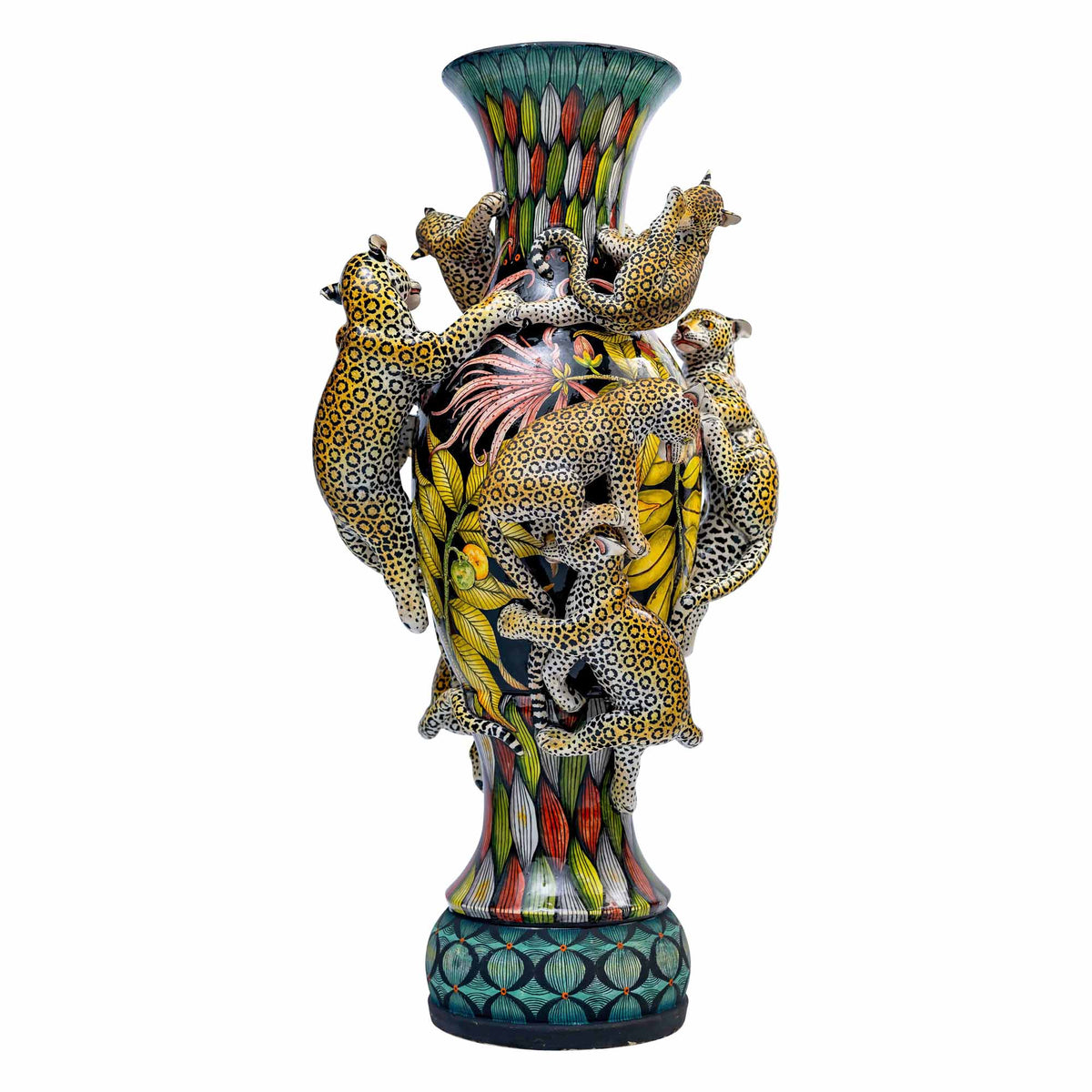 Leopard Vase