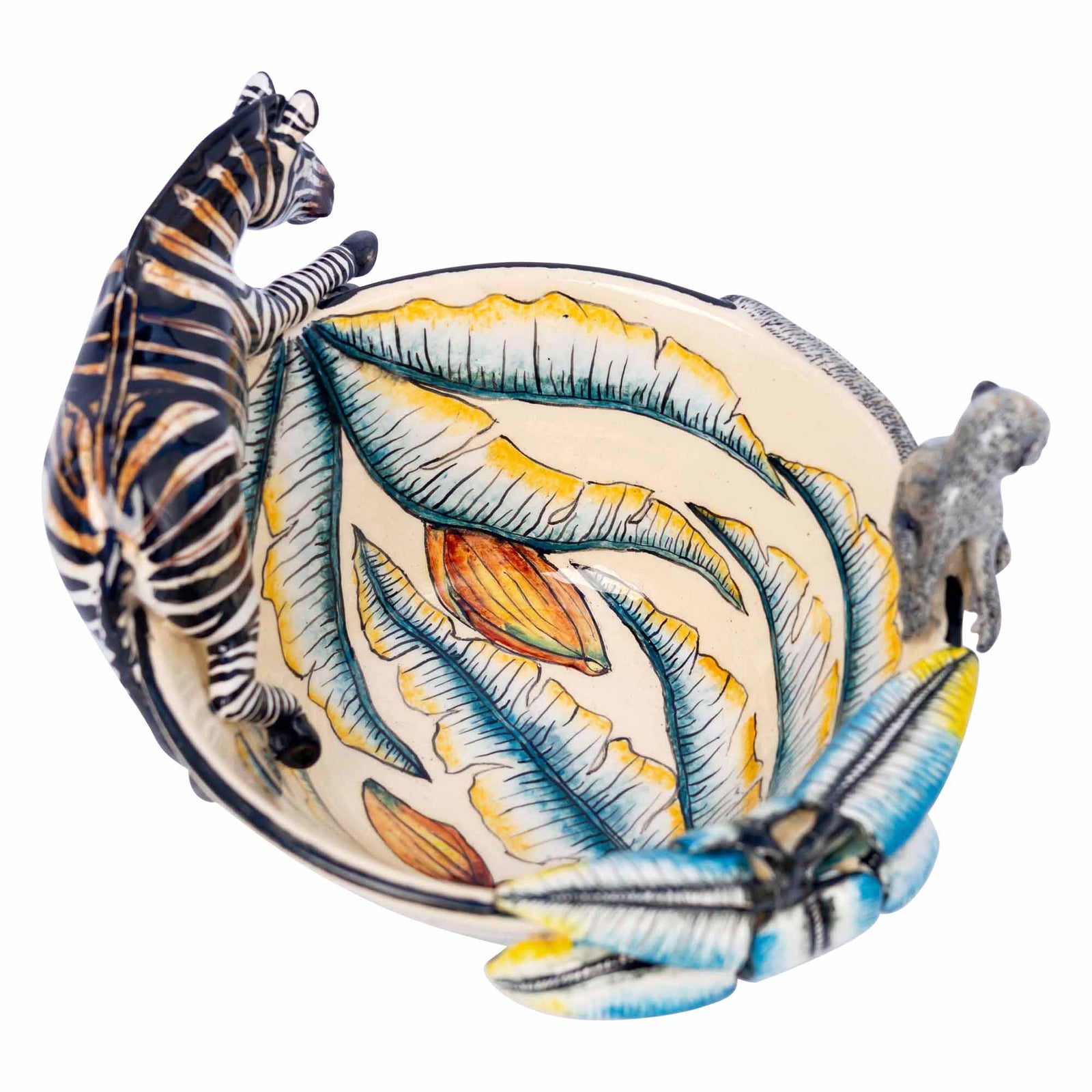 Zebra & Monkey Bowl
