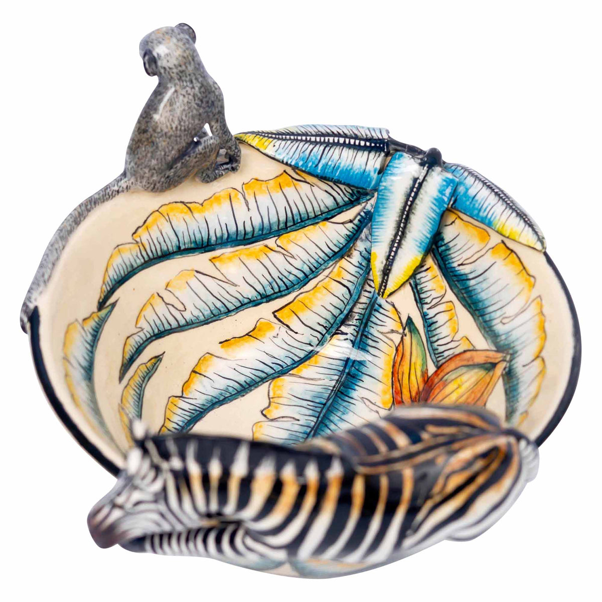 Zebra & Monkey Bowl