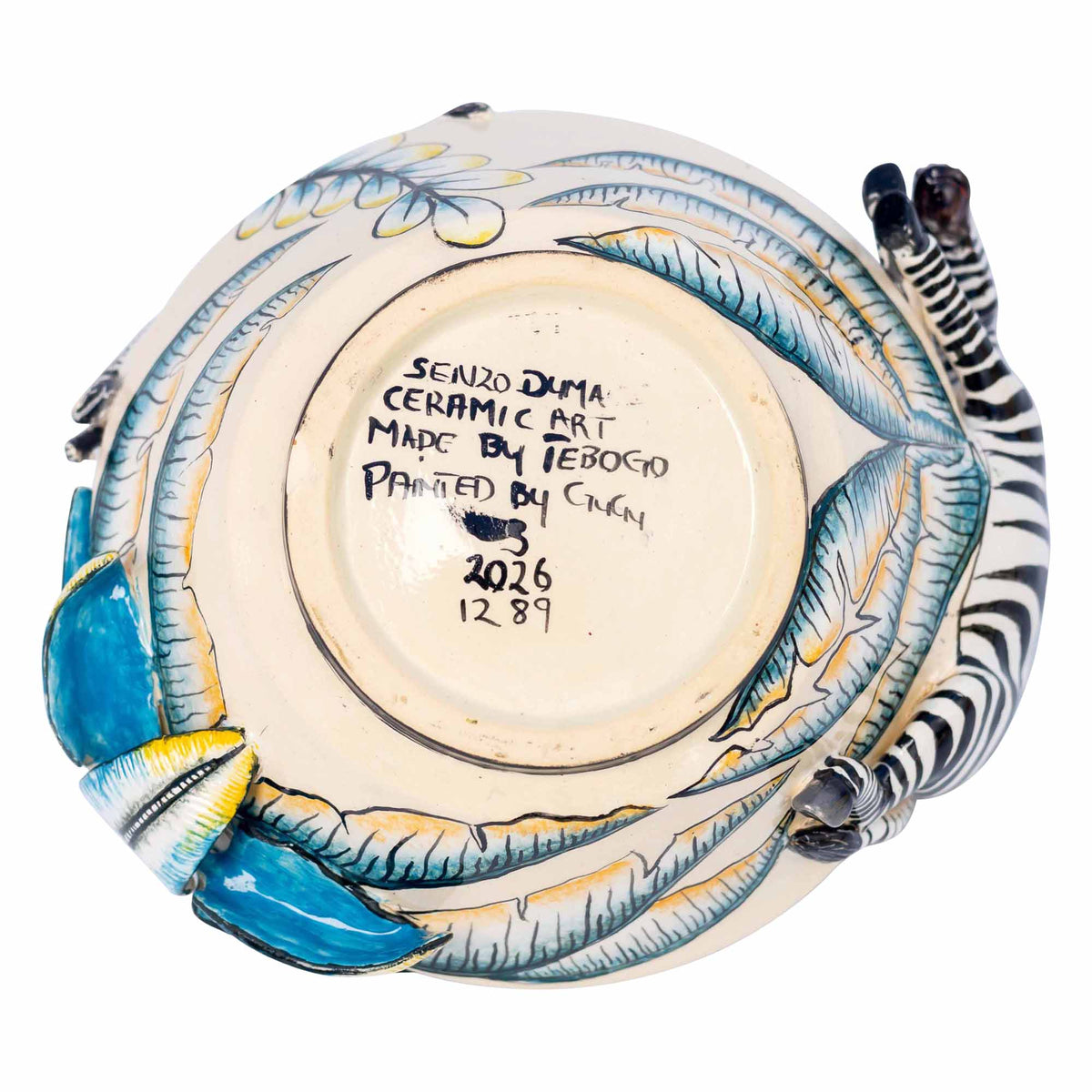 Zebra & Monkey Bowl