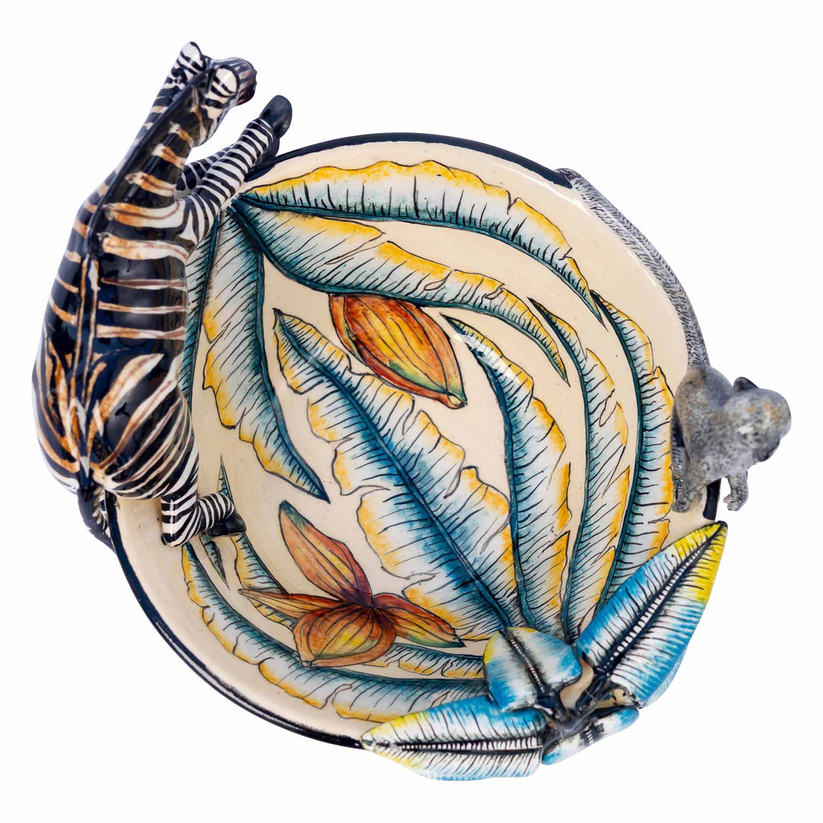Zebra & Monkey Bowl