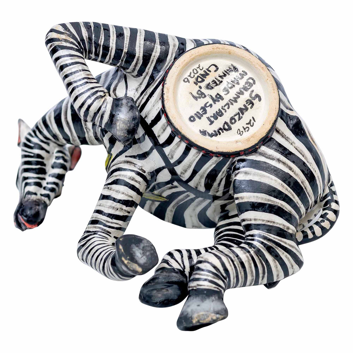 Zebra Peanut Bowl