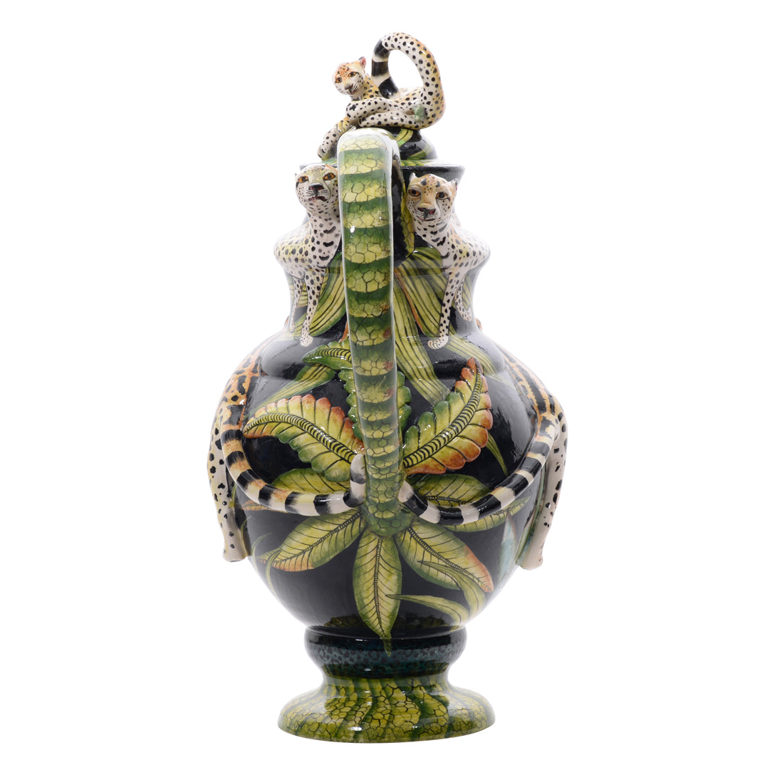 Leopard teapot