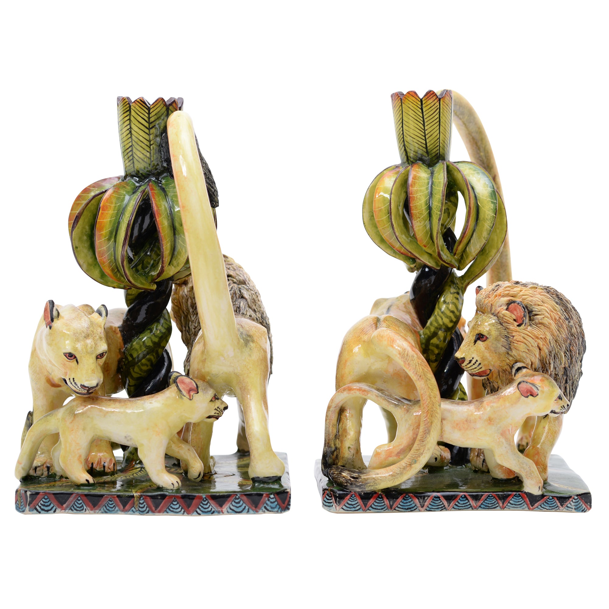 Lion Candlesticks