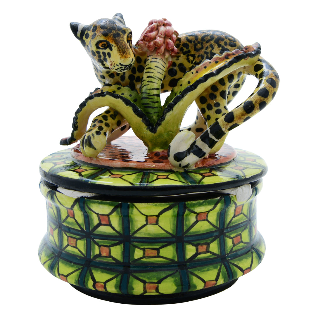 Leopard jewelry box