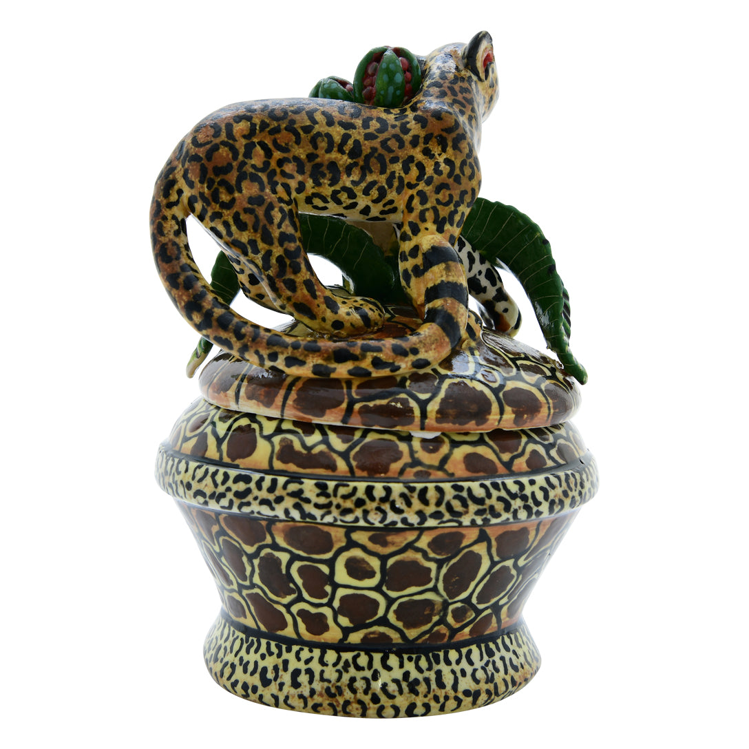 Leopard jewelry box