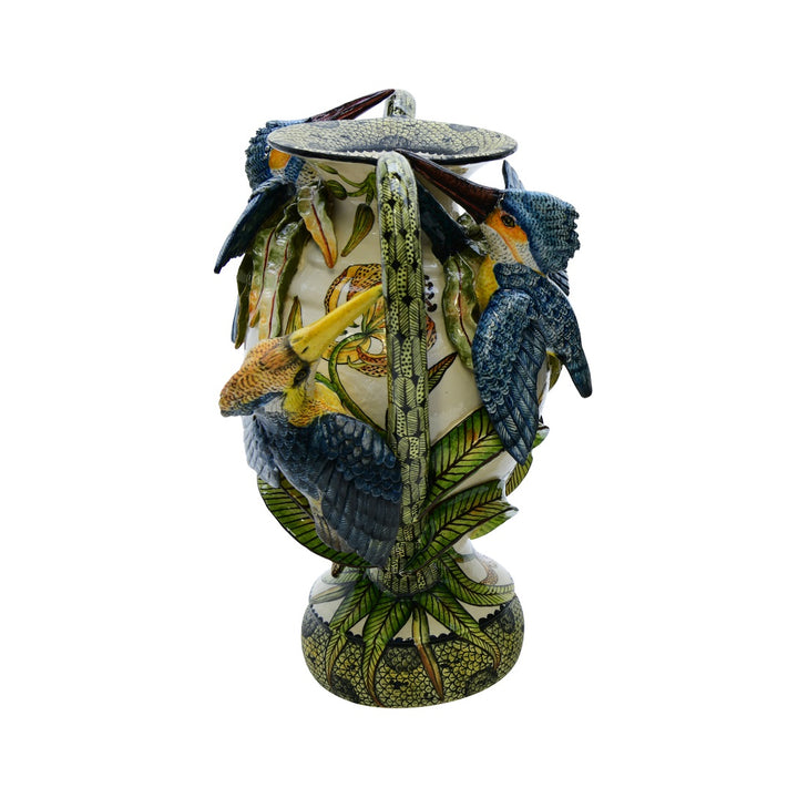 Kingfisher vase