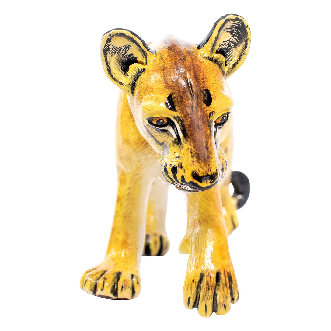 Lioness sculpture