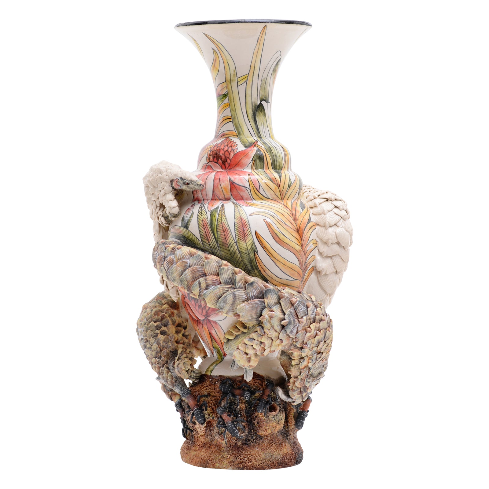 Pangolin vase