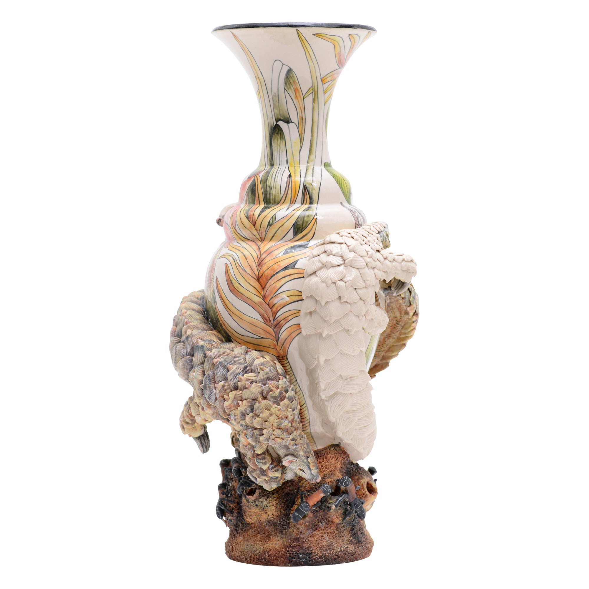 Pangolin vase
