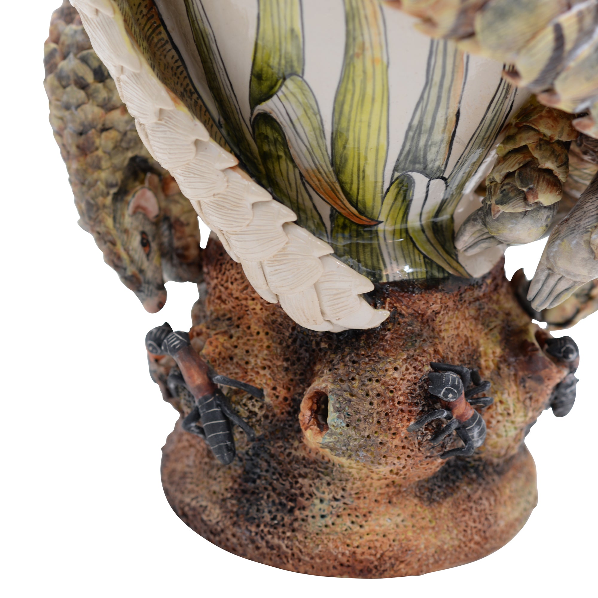 Pangolin vase