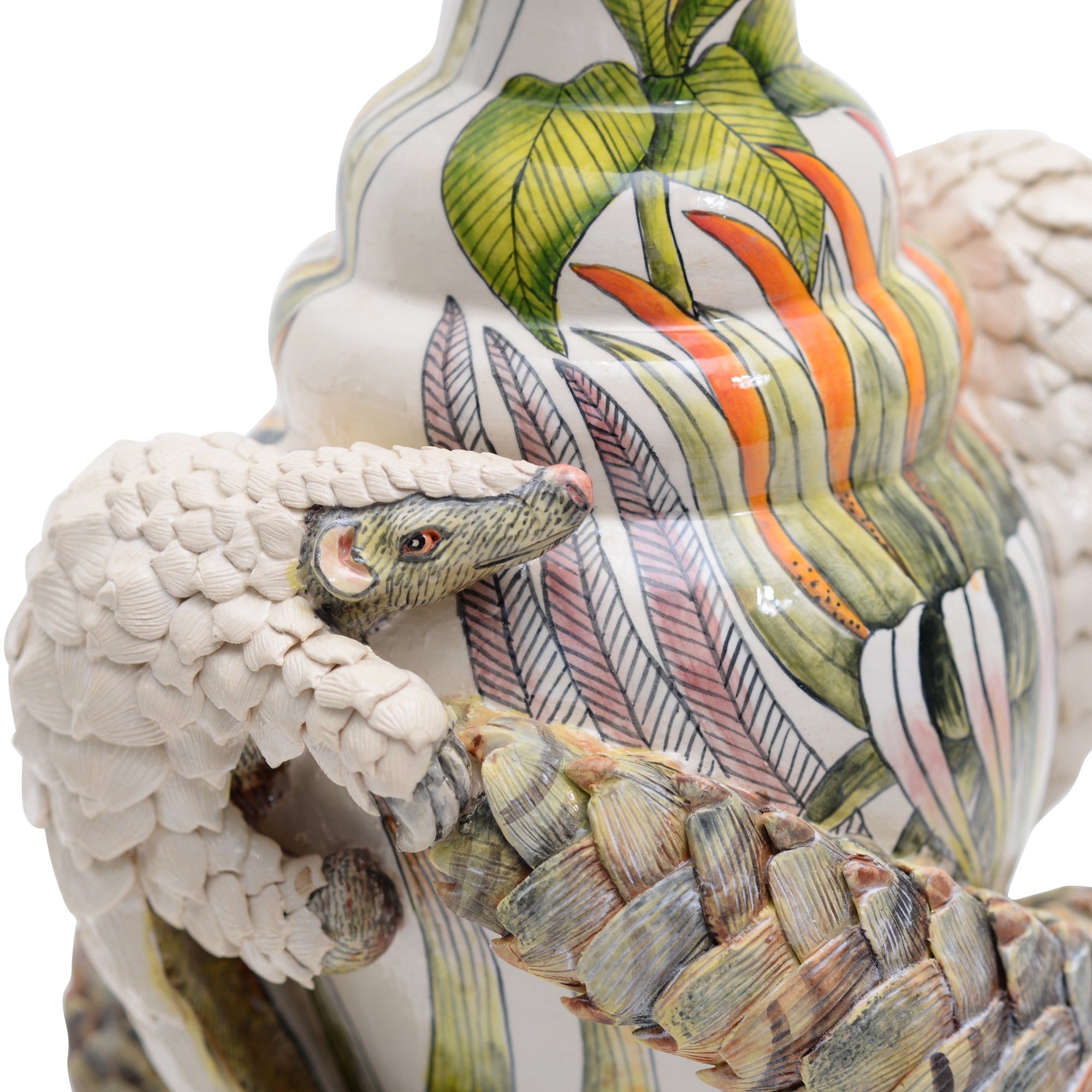 Pangolin vase