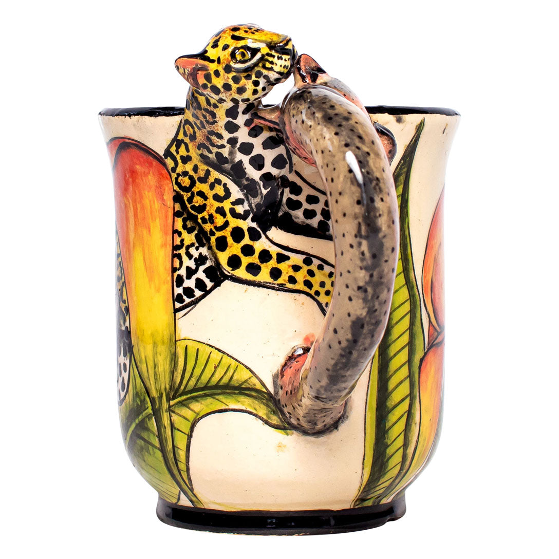 Hippo & leopard mug