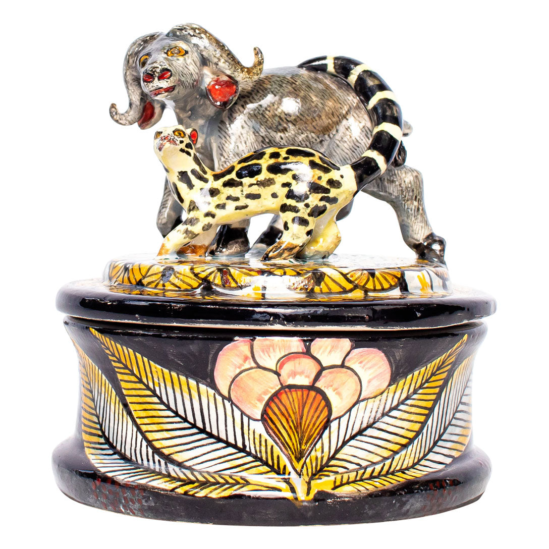 Buffalo & genet cat jewelry box