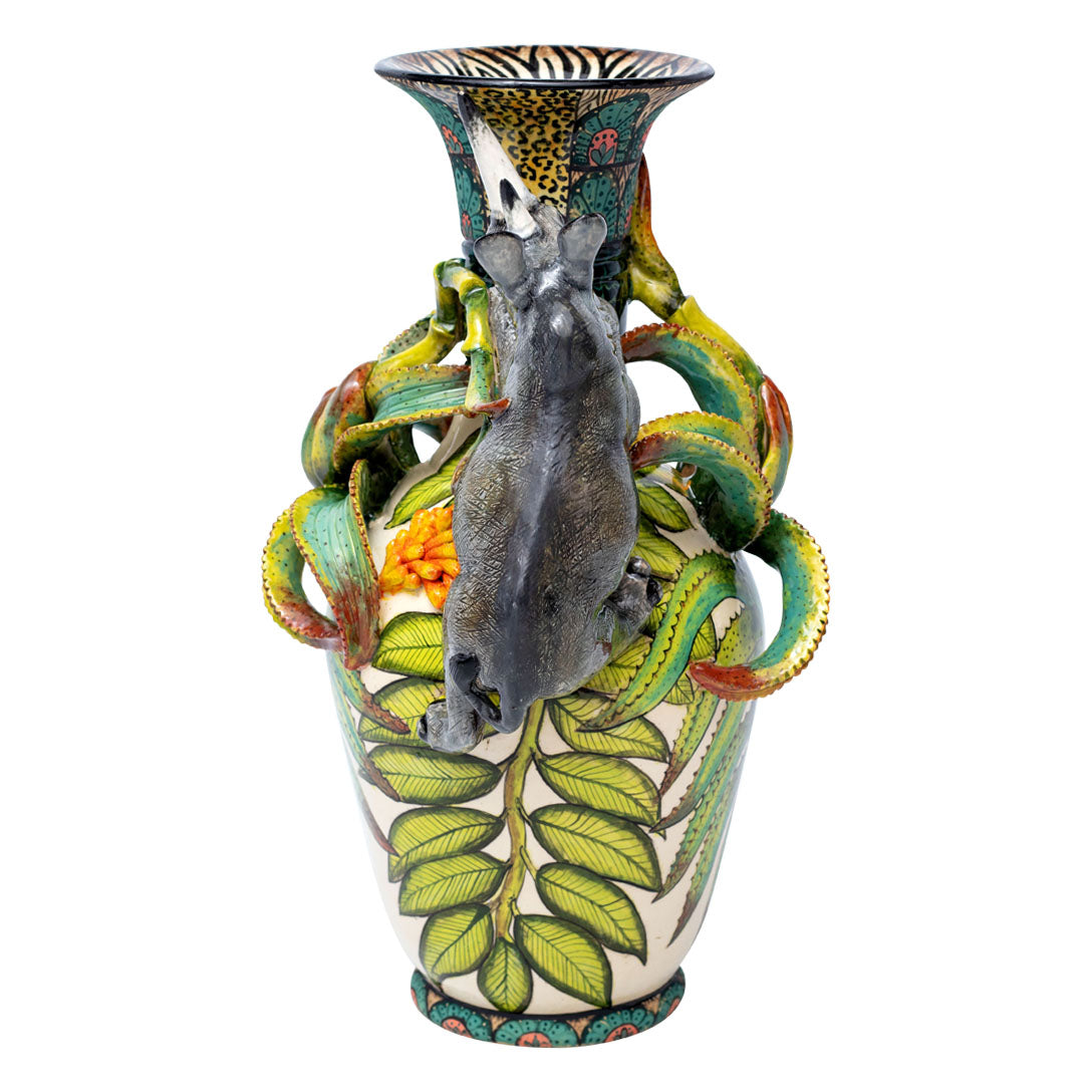 Rhino vase