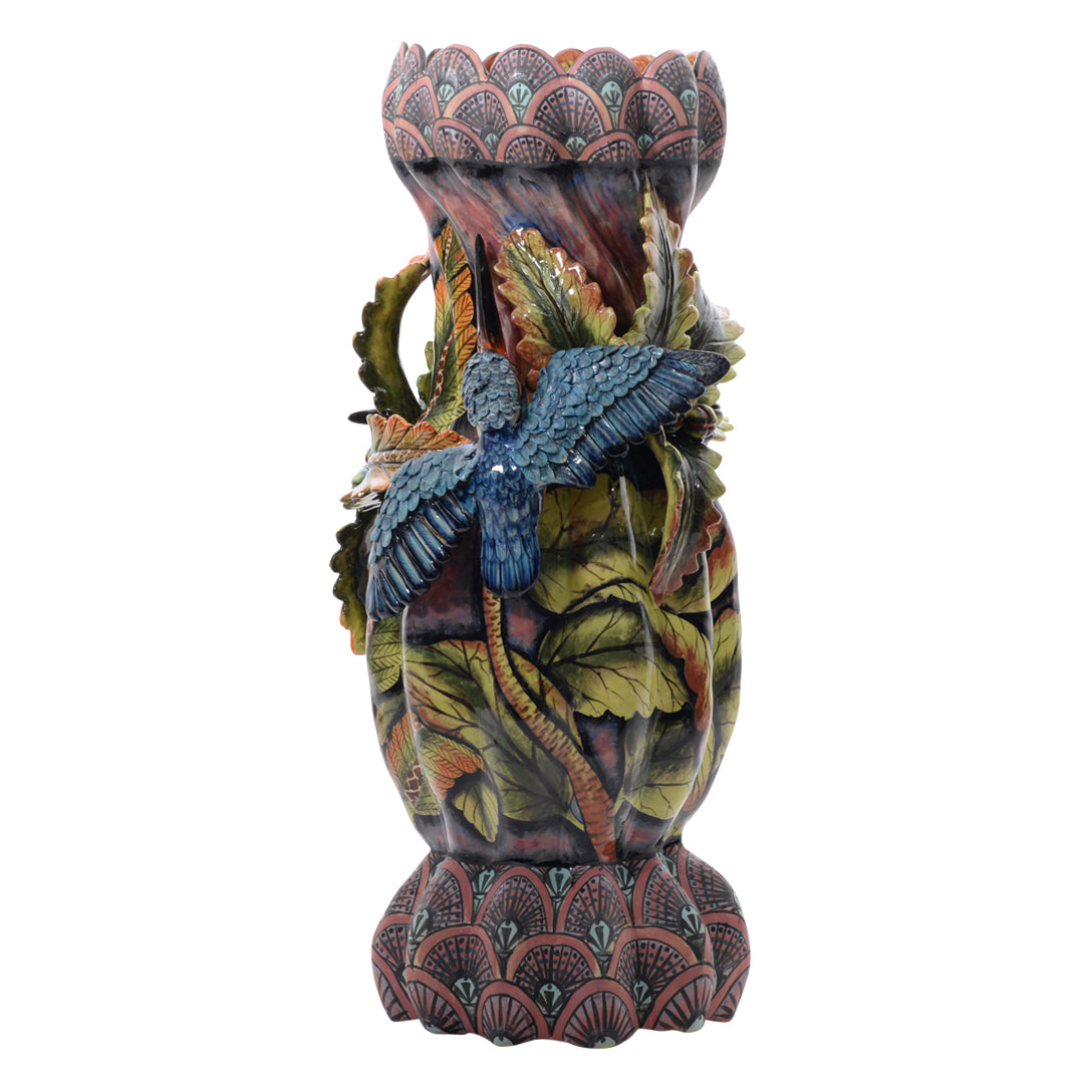 Kingfisher vase