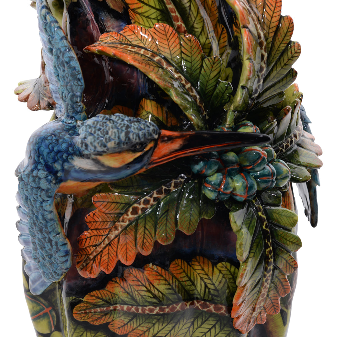 Kingfisher vase