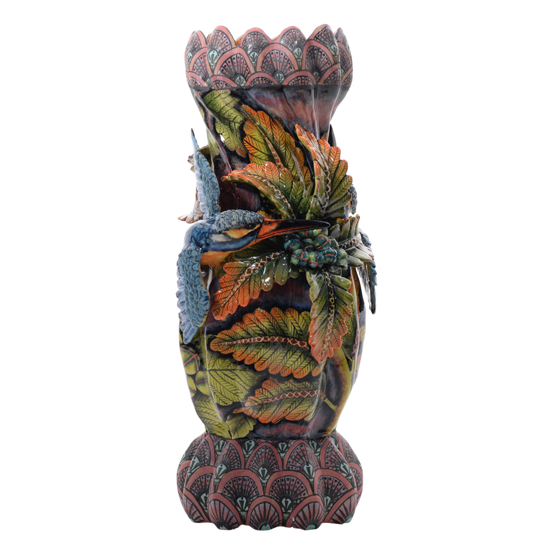 Kingfisher vase