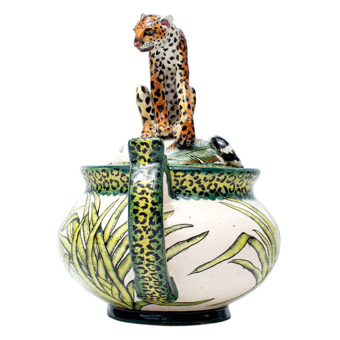 Leopard sugar pot