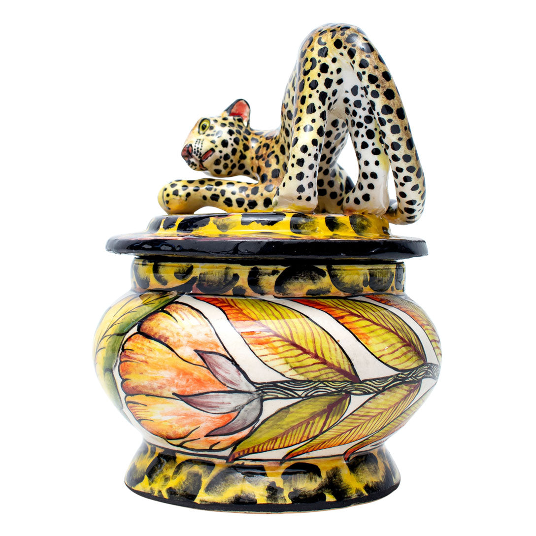 Leopard jewelry box