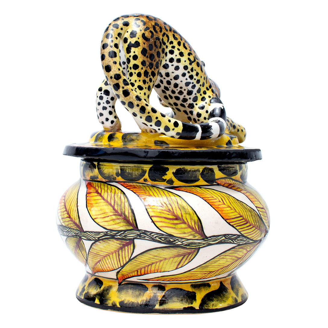 Leopard jewelry box