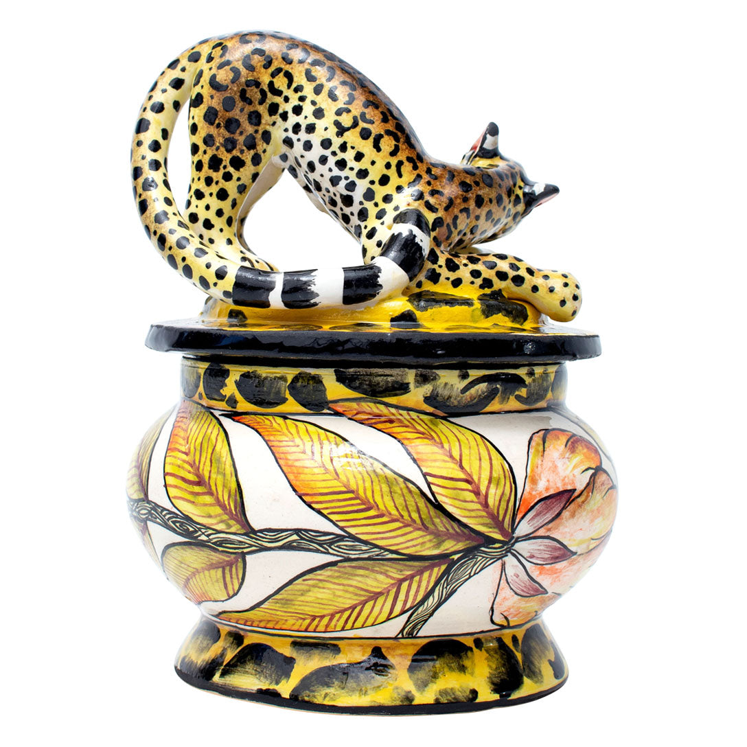 Leopard jewelry box