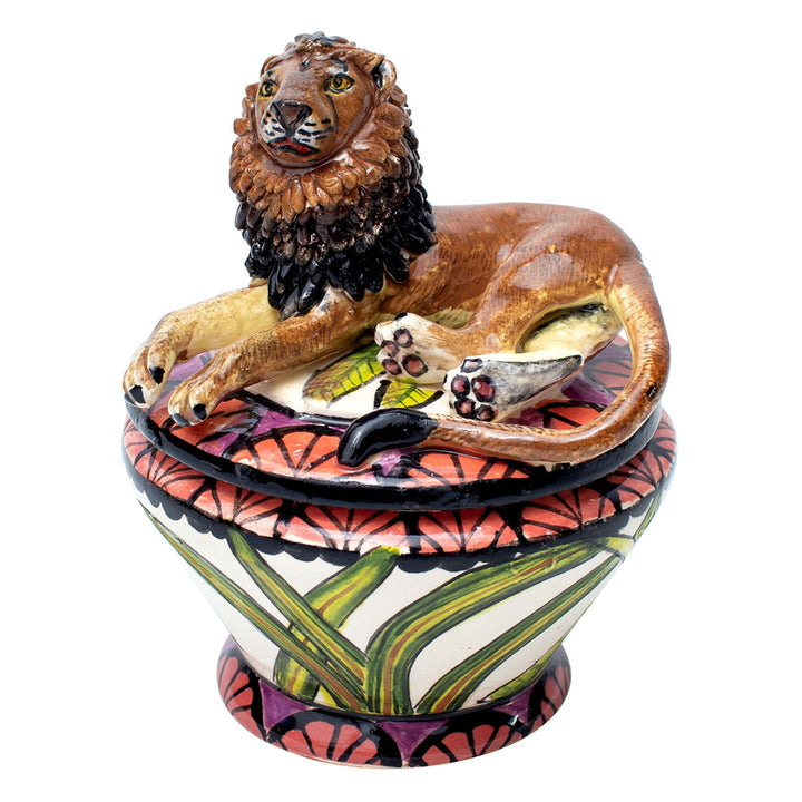 Lion jewelry box