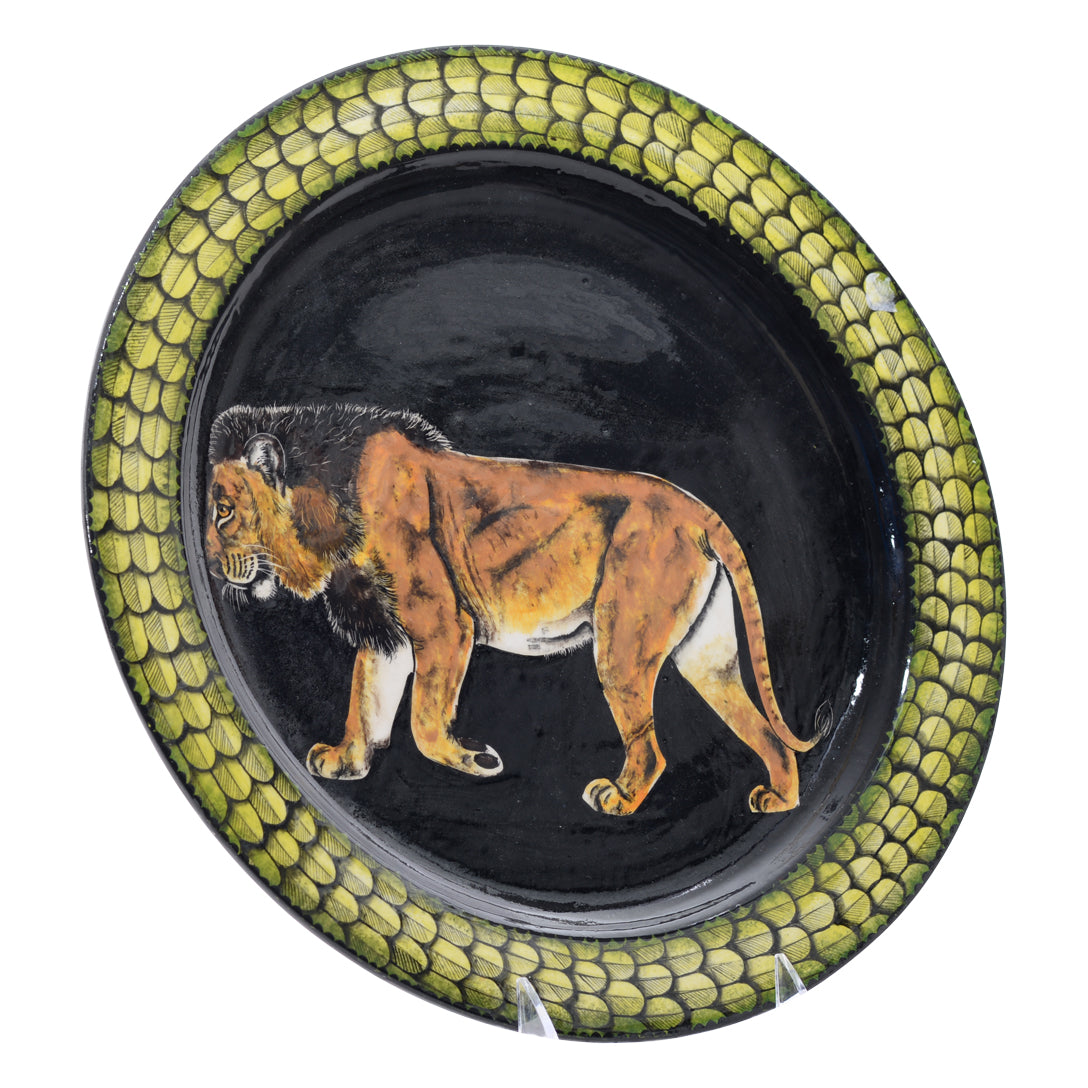 Lion plate