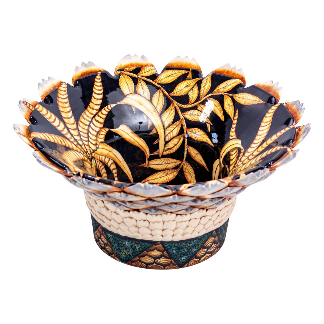 Pangoline and Leaves Bowl