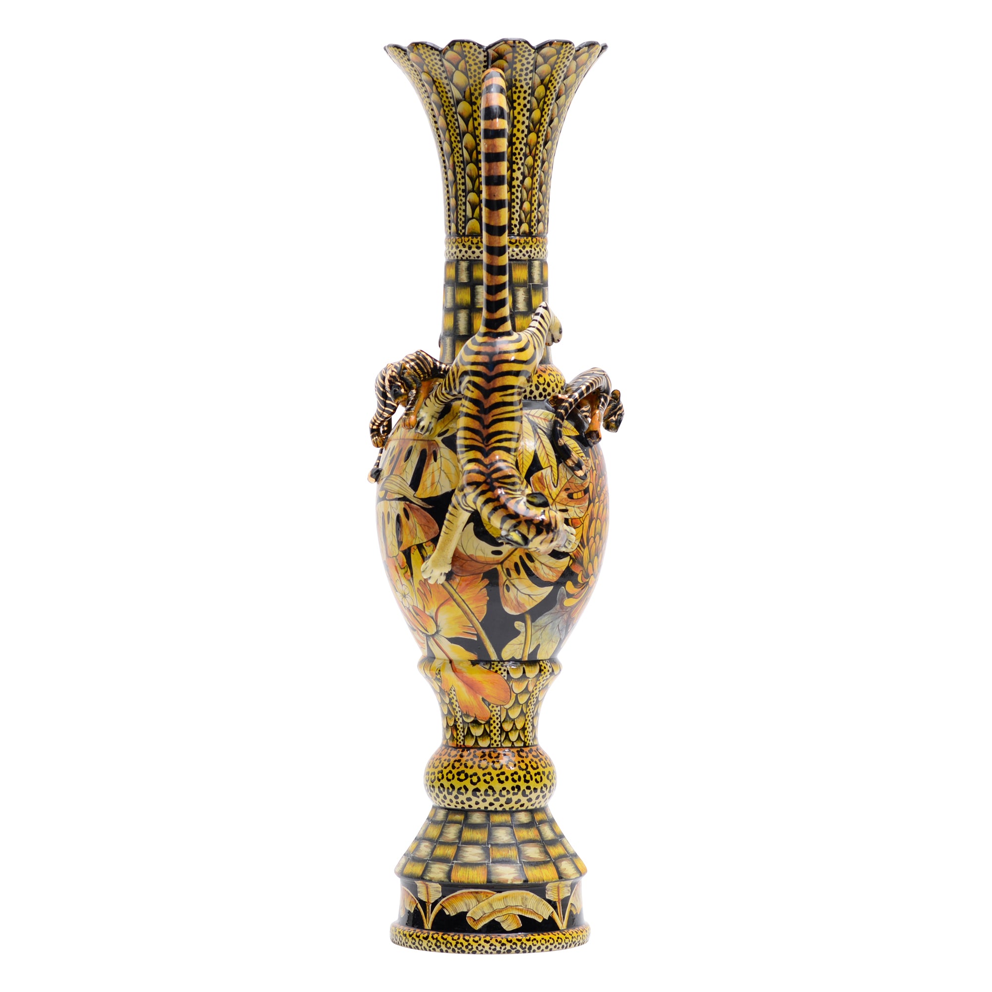 Tiger vase