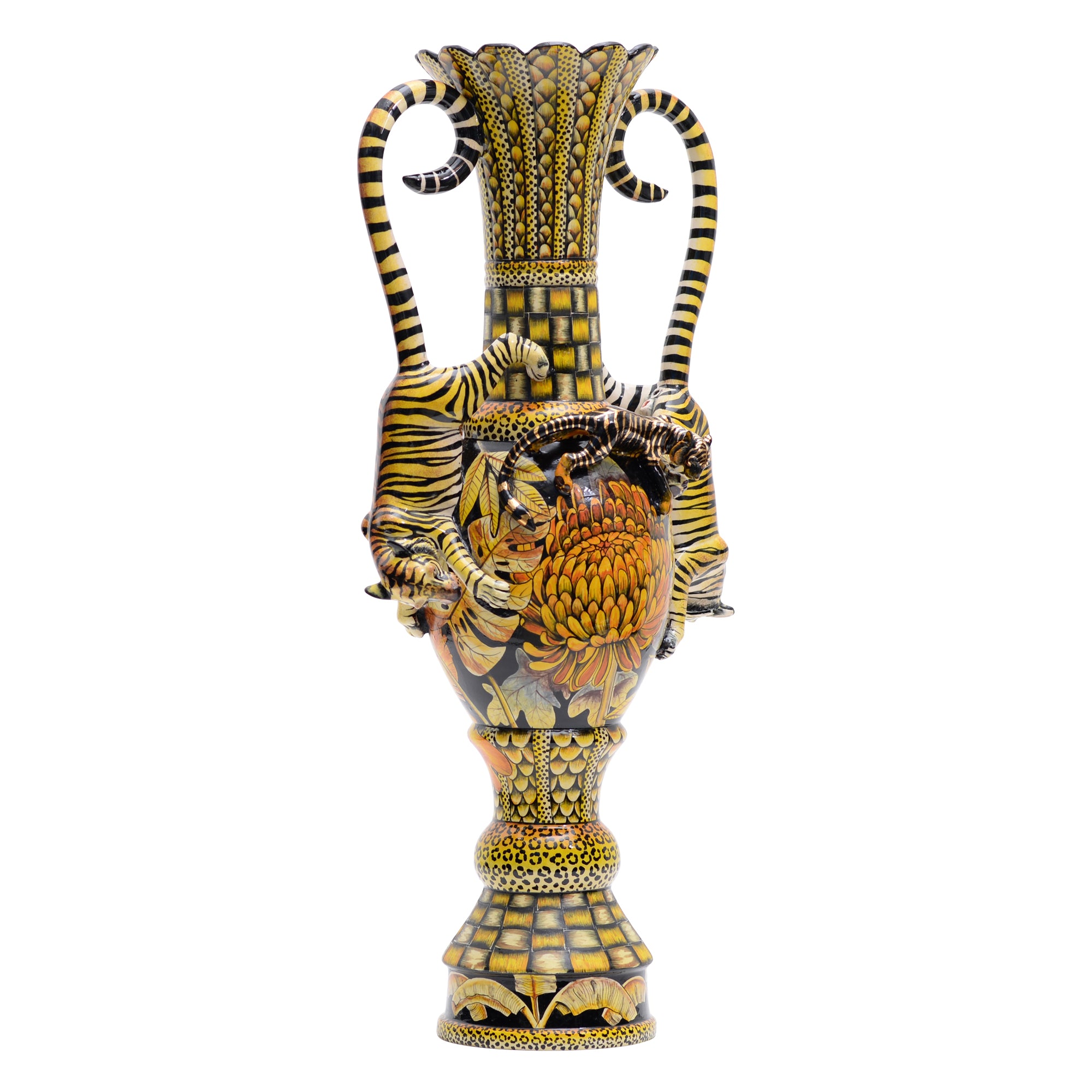 Tiger vase